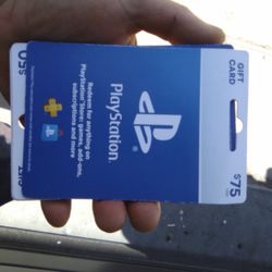 Playstation Online Store Gift Card 75$