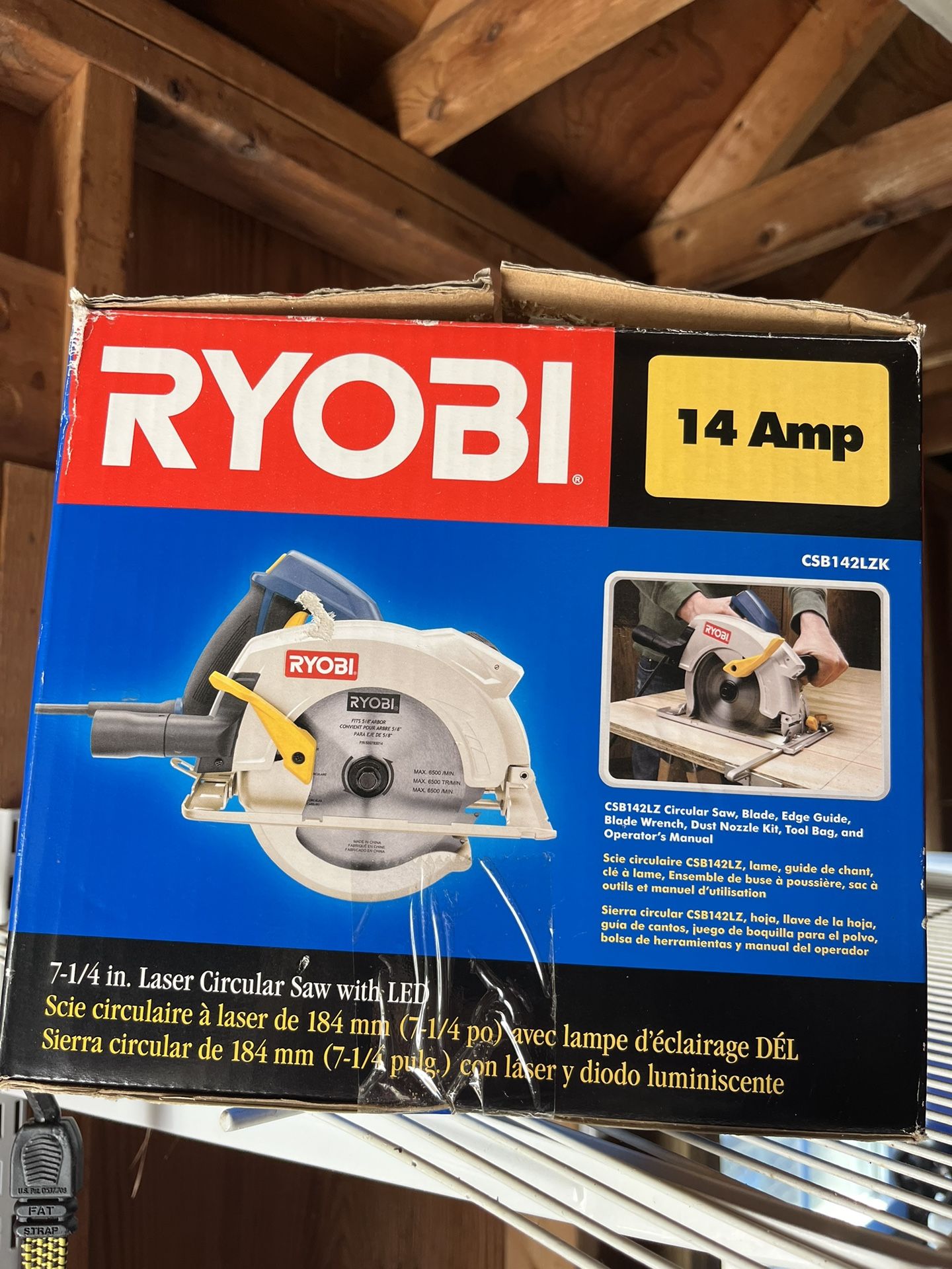 Ryobi 14” Circular Saw - Never used