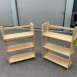 2 Stackable Bookcase(s) - Oak