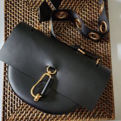Brand New Black & Gold Zac Posen Handbag