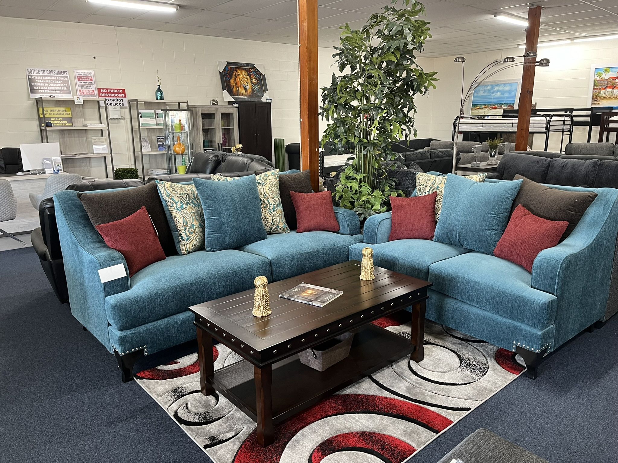 Sofa And Love Seat 2pc Set