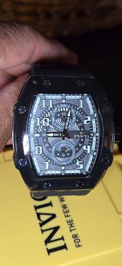 Invicta Racing Cyclone Men's Watch - 48.5mm, Black Comes With Hard SLOT CASE.
