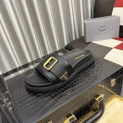 Prada Men’s Slides With Box 2026 New 
