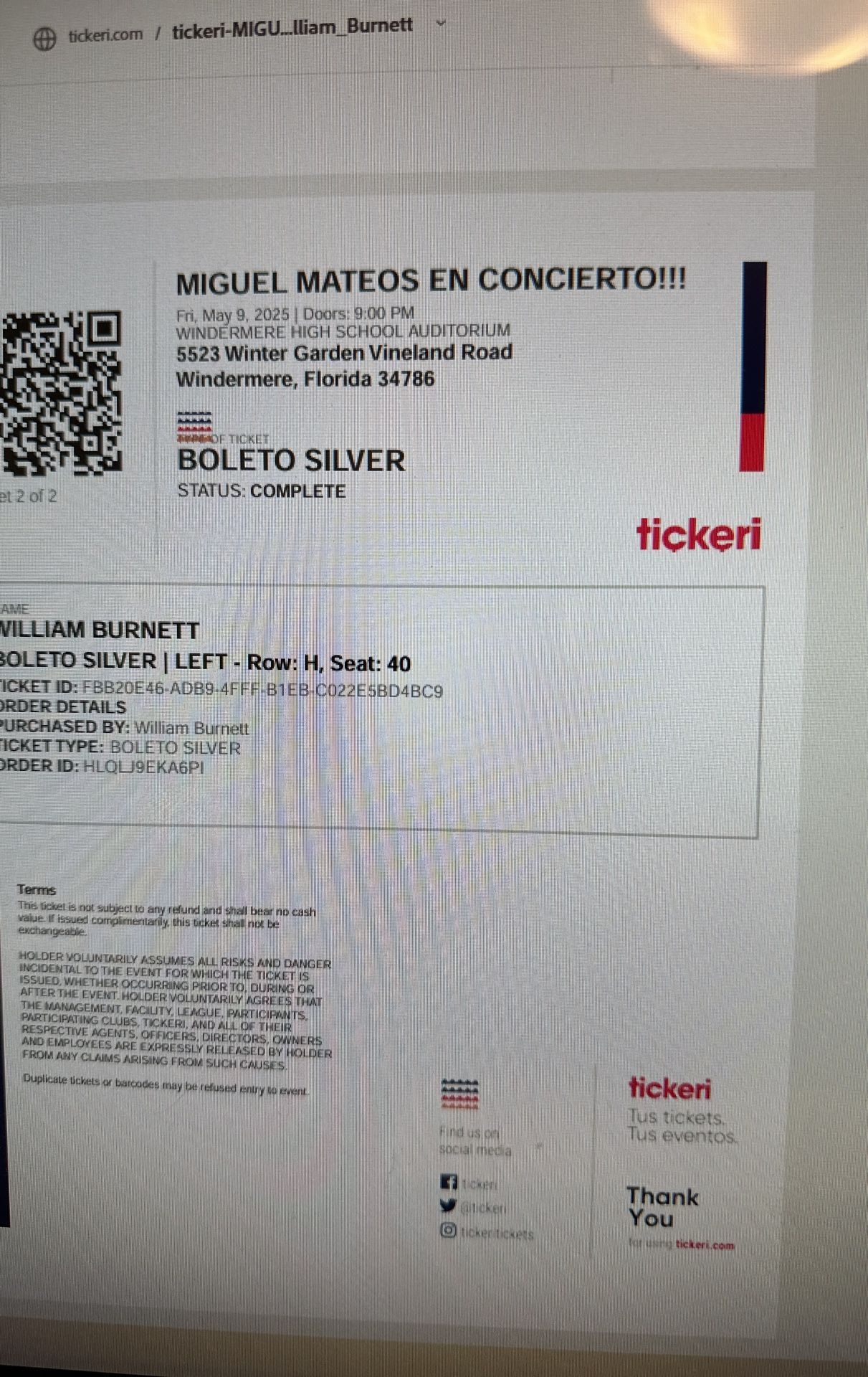 Miguel Mateos En Concierto