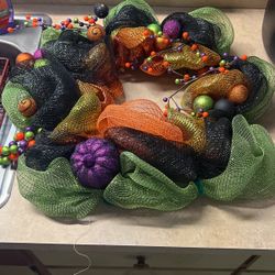 Custom Made Halloween Wreath 