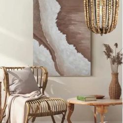 Gold Metal Pendent Light (New In Box)