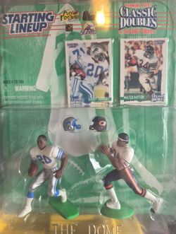 1997 Walter Payton Barry Sanders Classic Doubles slu starting lineup