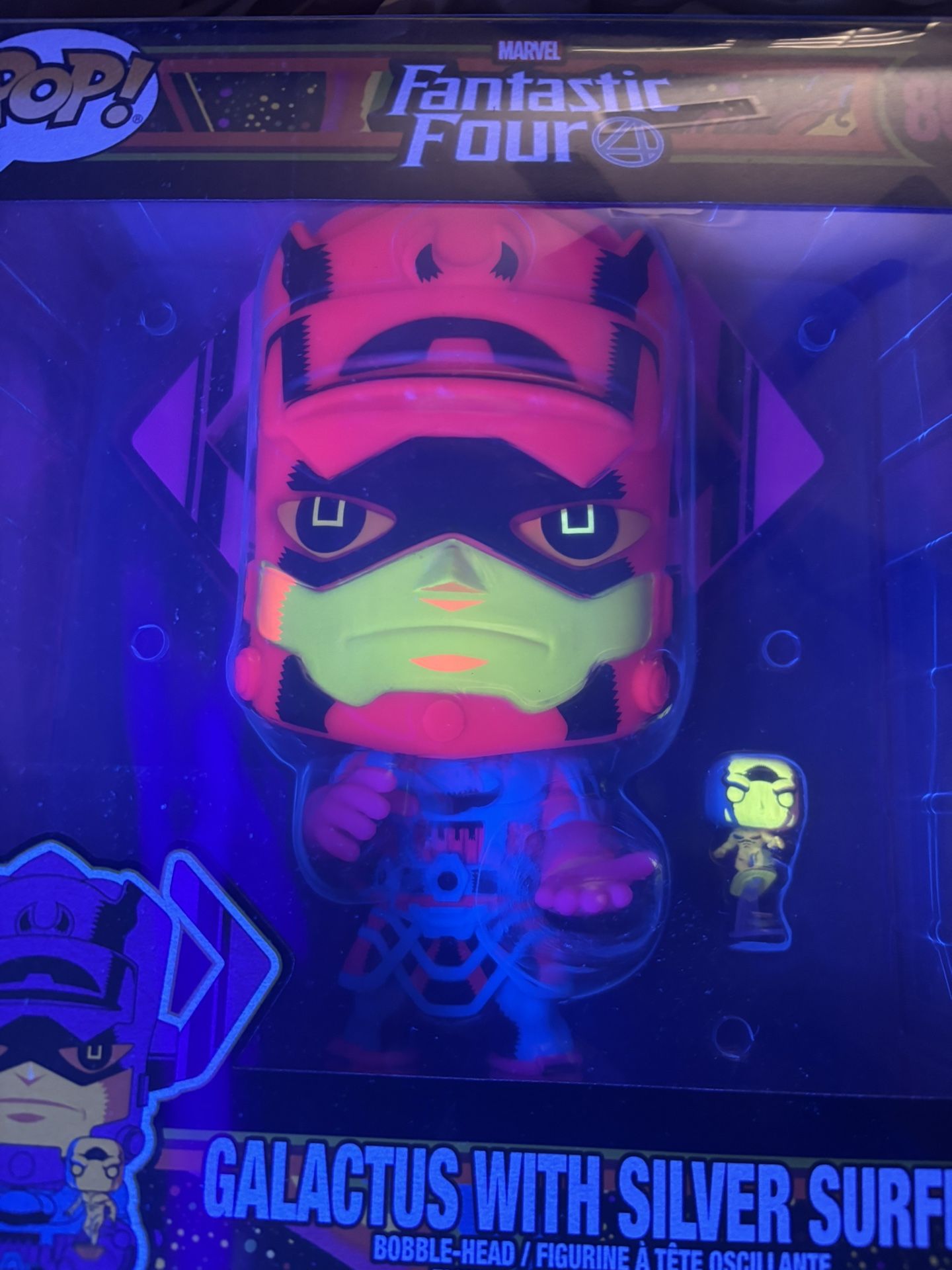 Galactus 10” Fantastic Four Silver Surfer 🏄♂️ Comics Cgc Funko Pop
