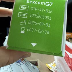 NEW DEXCOM G7 15 Day SENSORS ASKING 100 Each 