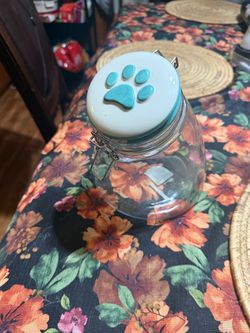 Dog treat jar