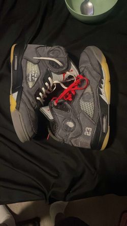 Jordan 5 x off white