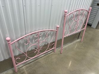 Pink princess twin bed frame