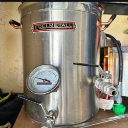 Edelmetall 8 Gallon Brewing Kettle & Banjo Burner – Homebrew Beer Equipment Bundle