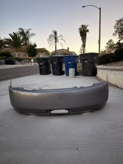 Infiniti G37 rear bumper