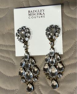 Badgley Mischka Couture Crystal Drop Earrings