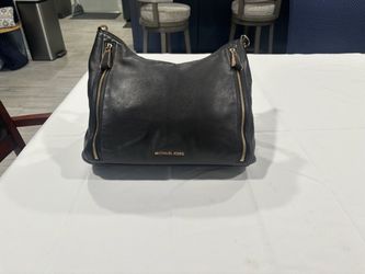 Michael Kors Black Leather Shoulder Bag