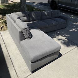 Light Gray Sectional Couch
