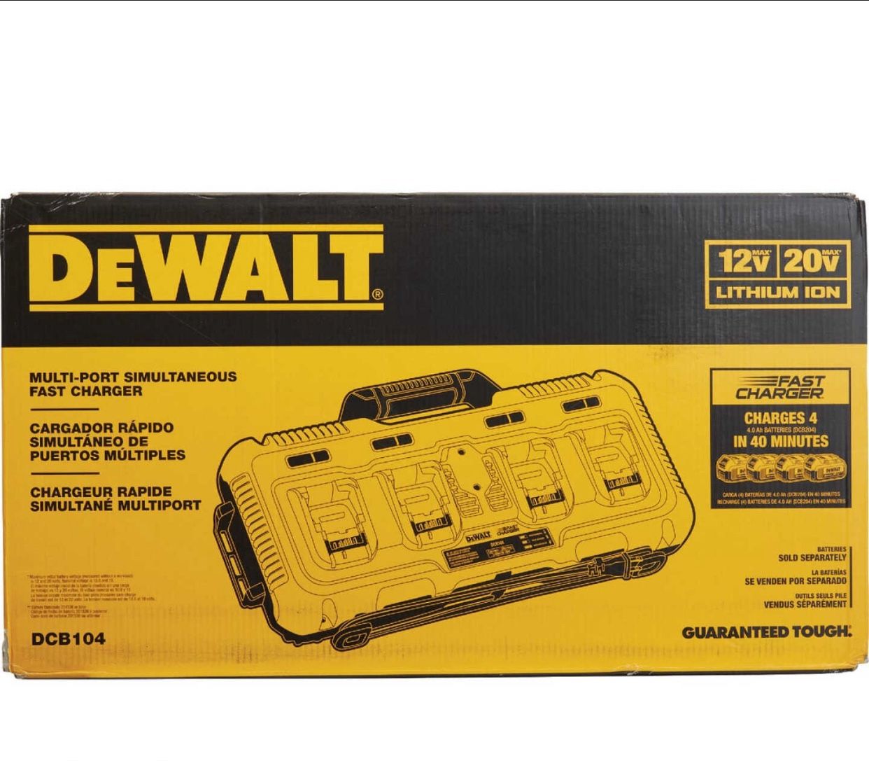 Dewalt New Multi Rapid Charger 20v - No Battery