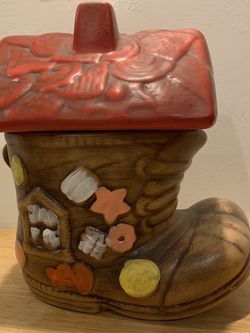 Shoe Cookie Jar
