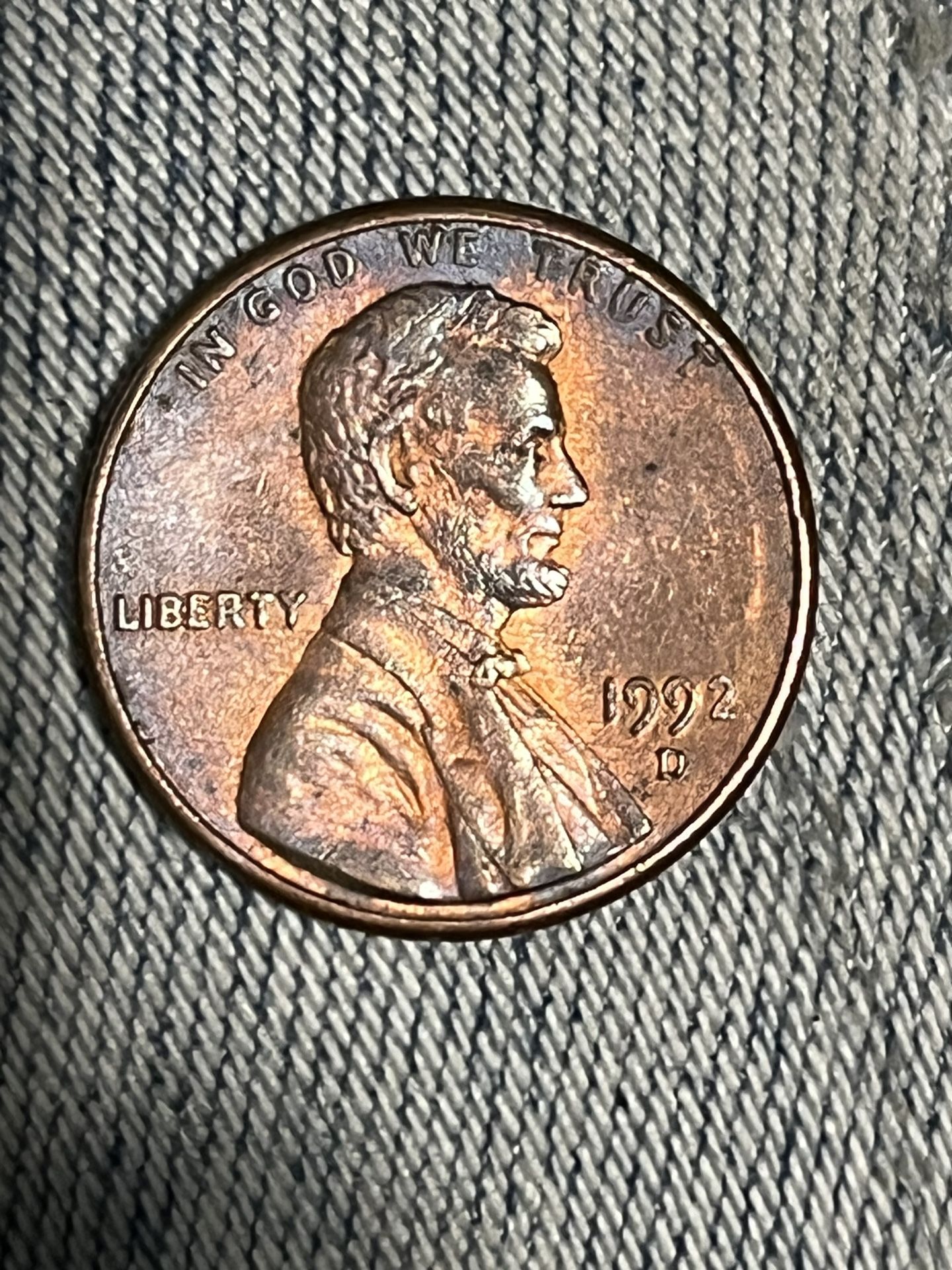 1992 Close Am Error Penny!!!