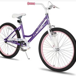 ✌️ JOYSTAR Angel Girls Bike for Older Kids& Teenagers , Kids Bike with Handbrake & Kickstand, Pink, Please check photo 7 for the surface scratch