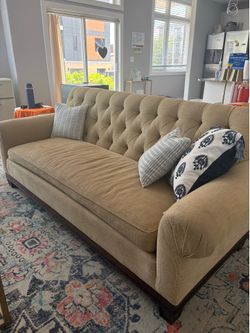 Comfy Tan Couch