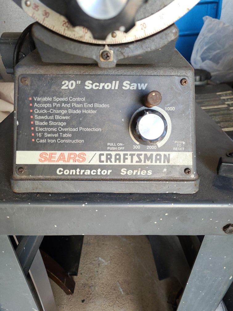 Vintage Craftsman Scroll Saw