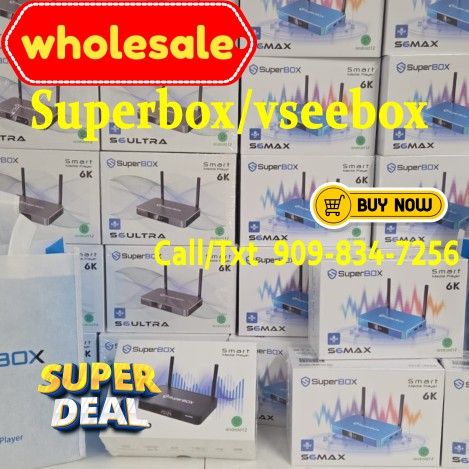 Superbox S6 ULTRA supreme new 2024 Model SMART TV BOX Wholesale reseller S6 Ultra super box Superbox S6 Max