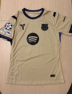 FC Barcelona Gold Mamba Edition Jersey - Rashford #14 (Size L - Player Version)