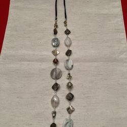 18” Stone Necklace / Pre Owned / Various Colors