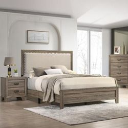 KING BED FRAME NO MATTRESS 