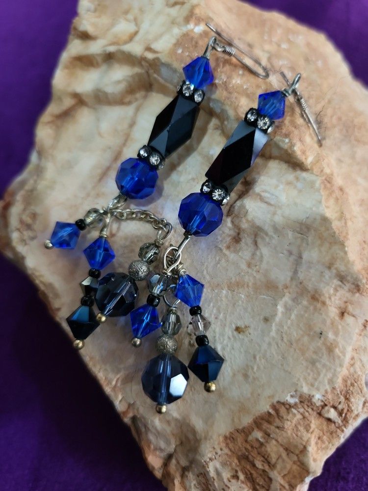 swavorski cheq earring set