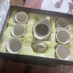 Chinese Tea Set Porselen 