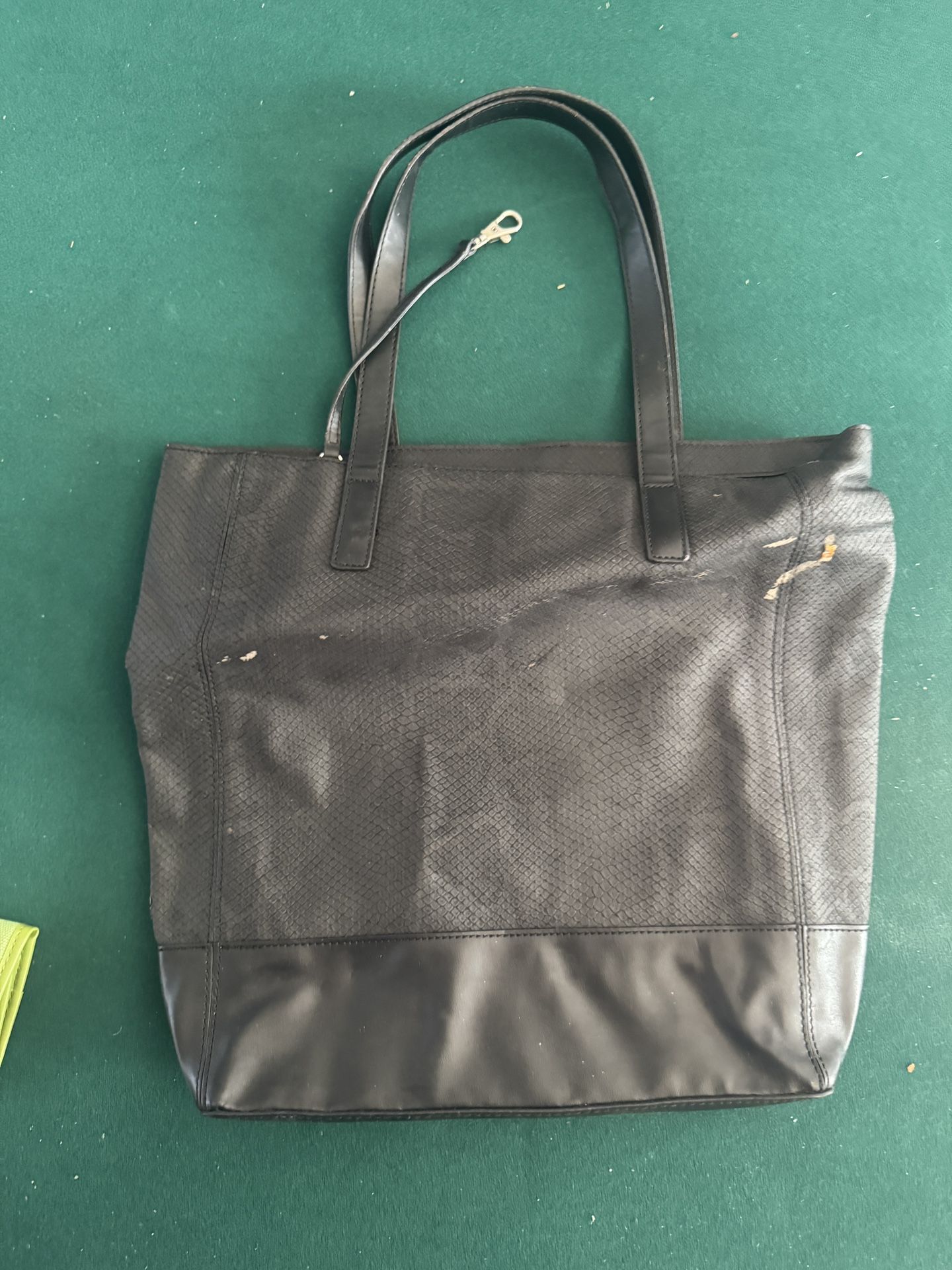 Liz Claiborne Black Tote Bag + Colorblock Wallet Bundle | Everyday Work Bag + Organizer