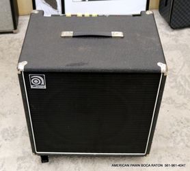 Fender Rumble 25 25W Bass Amp Ampeg BA-115 cabinet Combo on wheels Custom made 