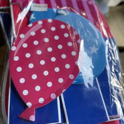 Large happy birthday yard  sign With Balloons And Stakes