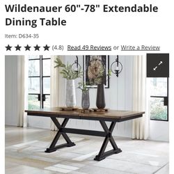 Extendable Dining Room Table