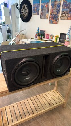 12 inch Orion xtrPro subwoofers in enclosed custom box