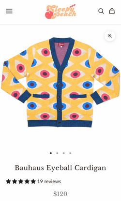 New Bauhaus Eyeball Cardigan