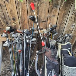 Lot Of Golf Clubs For Sale