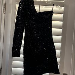 Black Sequence Dress