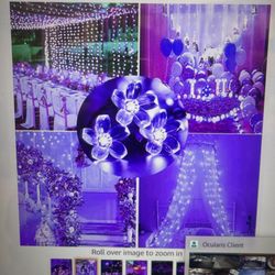 Beautiful Purple String Lights ,
