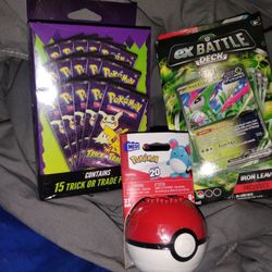 Pokemon Lot Cards Sealed Pack Battle Deck Plush Lego MAKE OFFER 