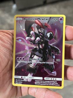 Armored Mewtwo Pokémon TCG Sun & Moon Black Star Promo SM228 LP holo rare 2019