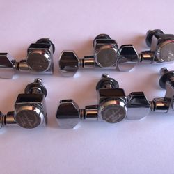 Guyker 6 In-line Guitar Locking Tuners/Pegs  1:18