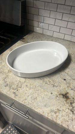 Large White Serving Dish