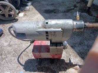 Milwaukee concrete core drill with bits