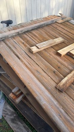 Cedar wood fence