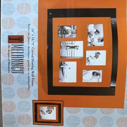 24 X 18.75 Curved Floating Wall Frame Brand New In Box