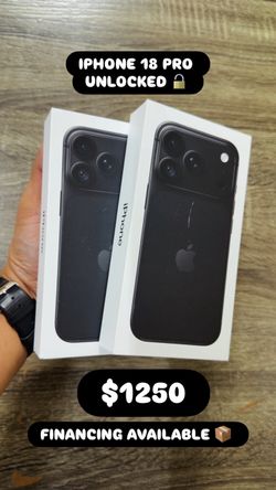 IPHONE 18 PRO 256GB UNLOCKED